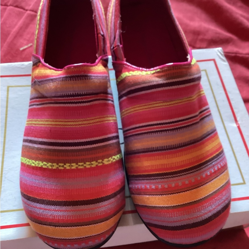 Pierre Dumas Colorful Striped Women's Shoes- perfect for summer!